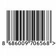 Barcodeetikett (Deutsch) - barcode label (English)