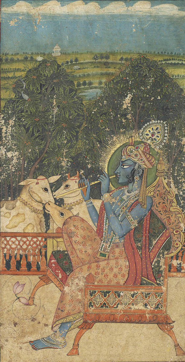 Lord Krishna (the avatar of Vishnu)